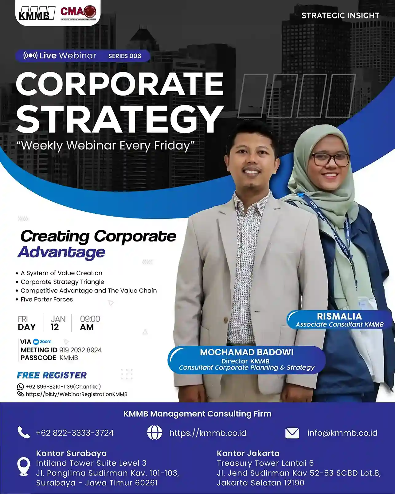 Webinar Strategi Korporat Seri 006