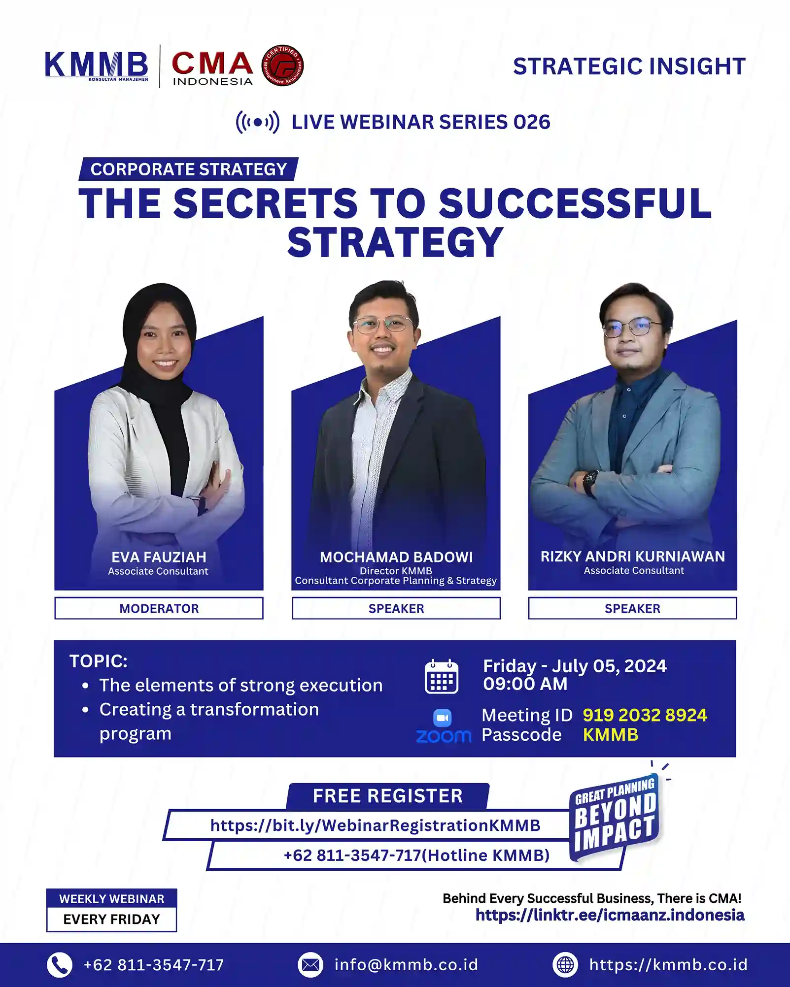 Webinar Strategi Korporat Seri 026