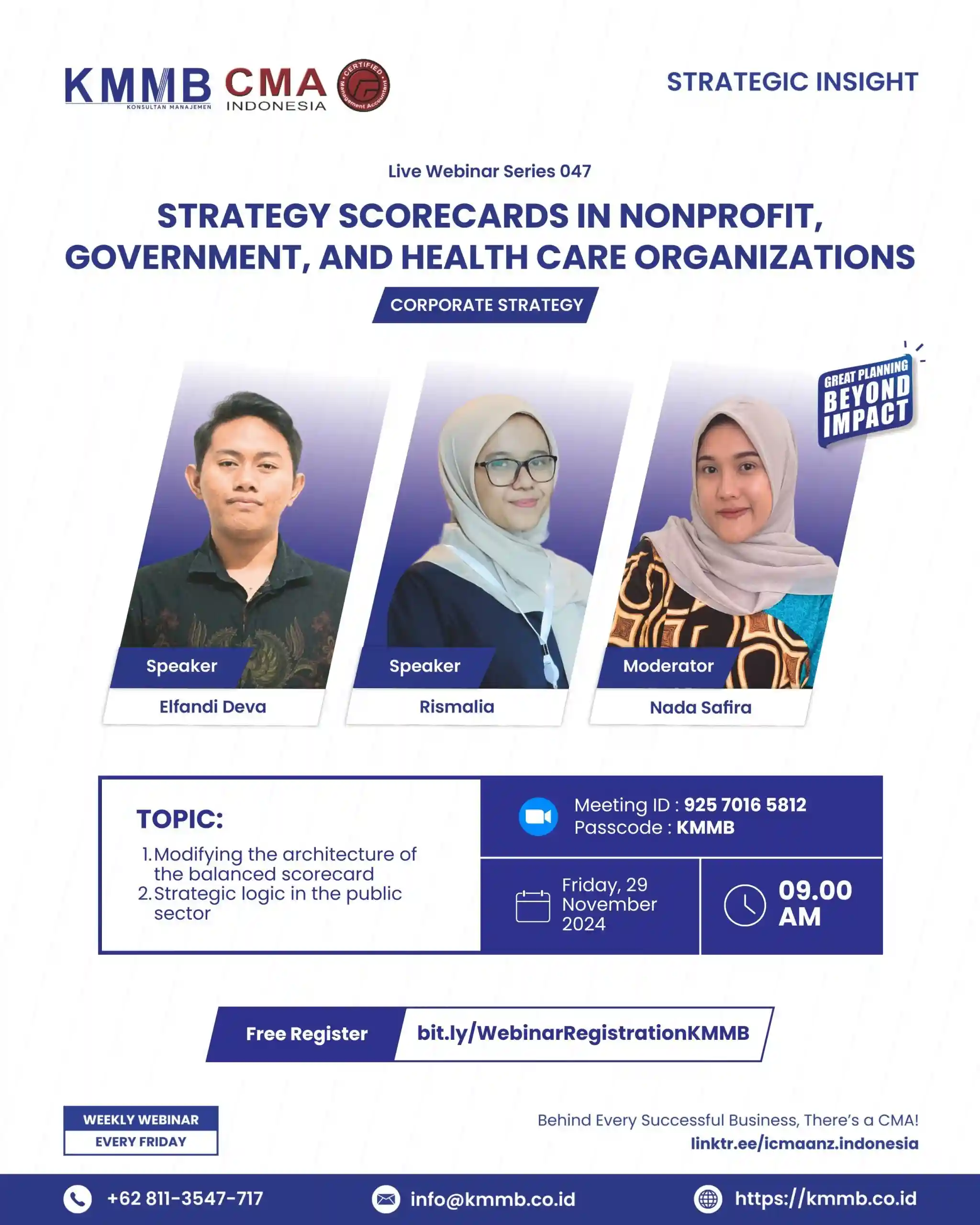 Webinar Strategi Korporat Seri 047