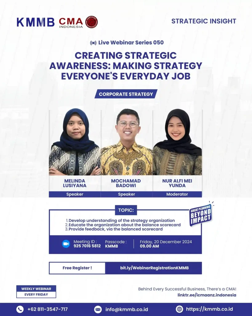 Webinar Strategi Korporat Seri 050