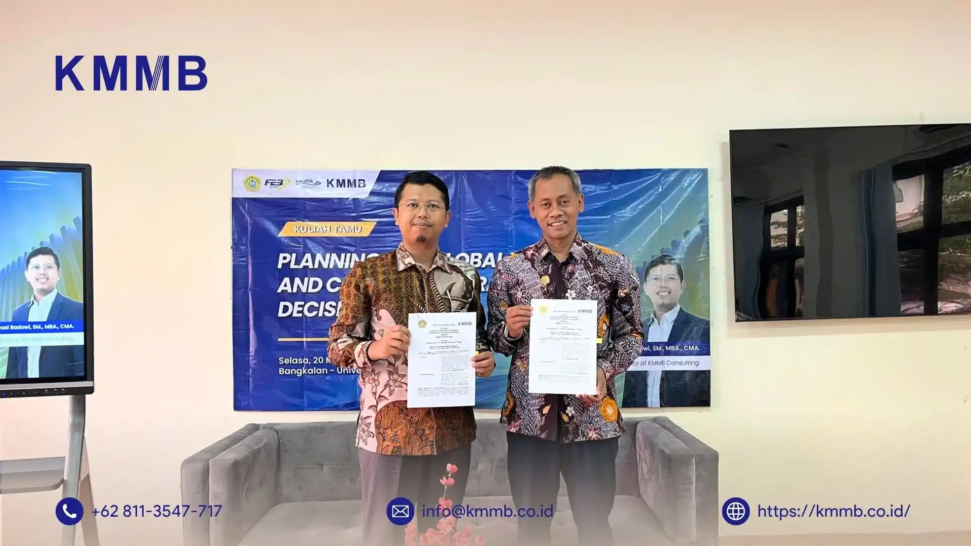 kerja sama KMMB dan FEB UTM