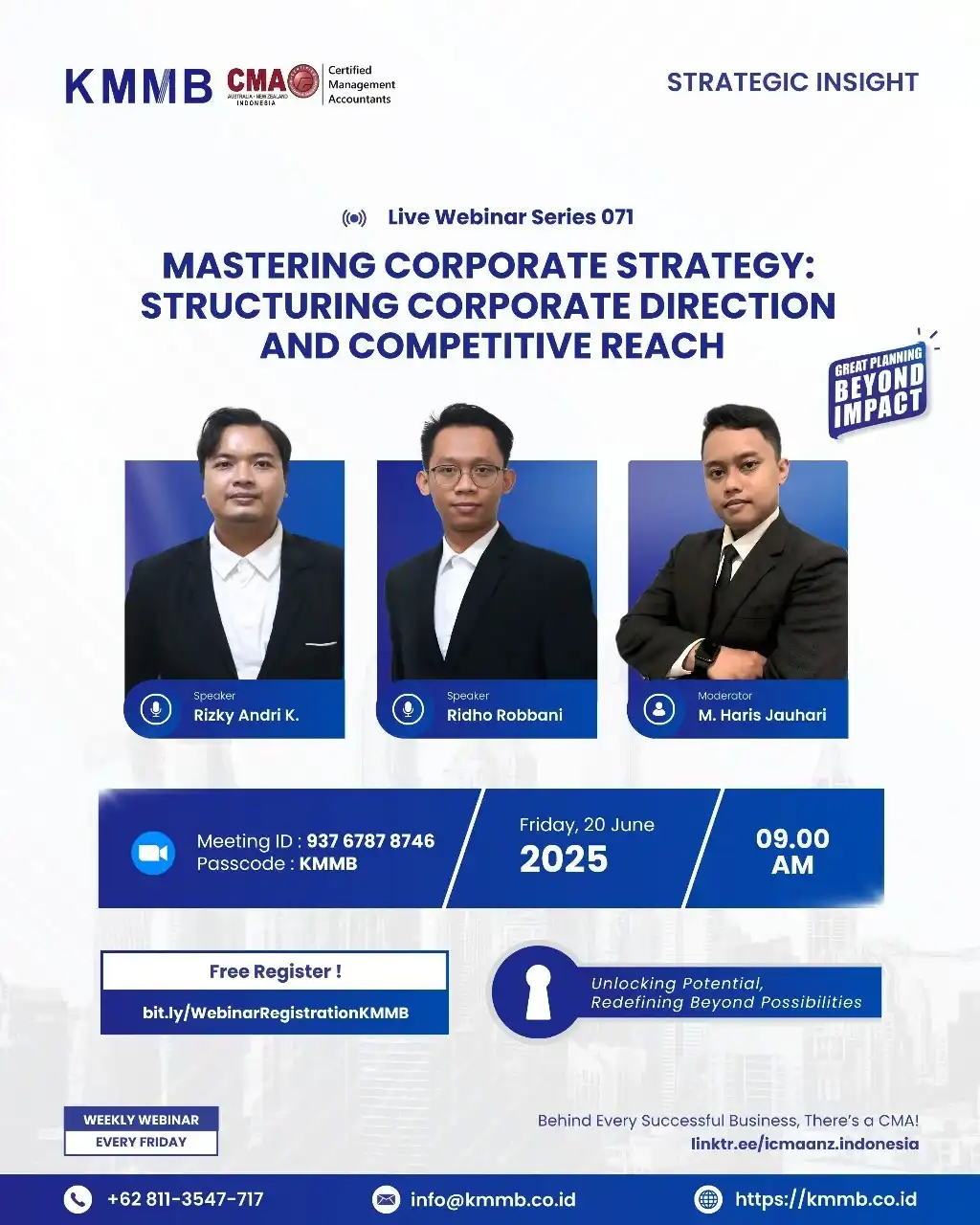 Webinar Strategi Korporat Seri 071