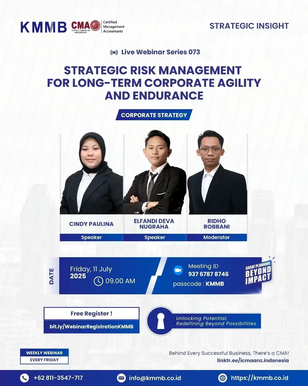 Webinar Strategi Korporat Seri 073