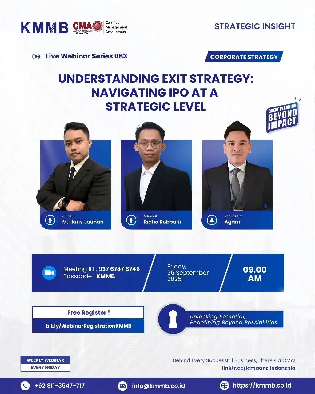 Webinar Strategi Korporat Seri 083