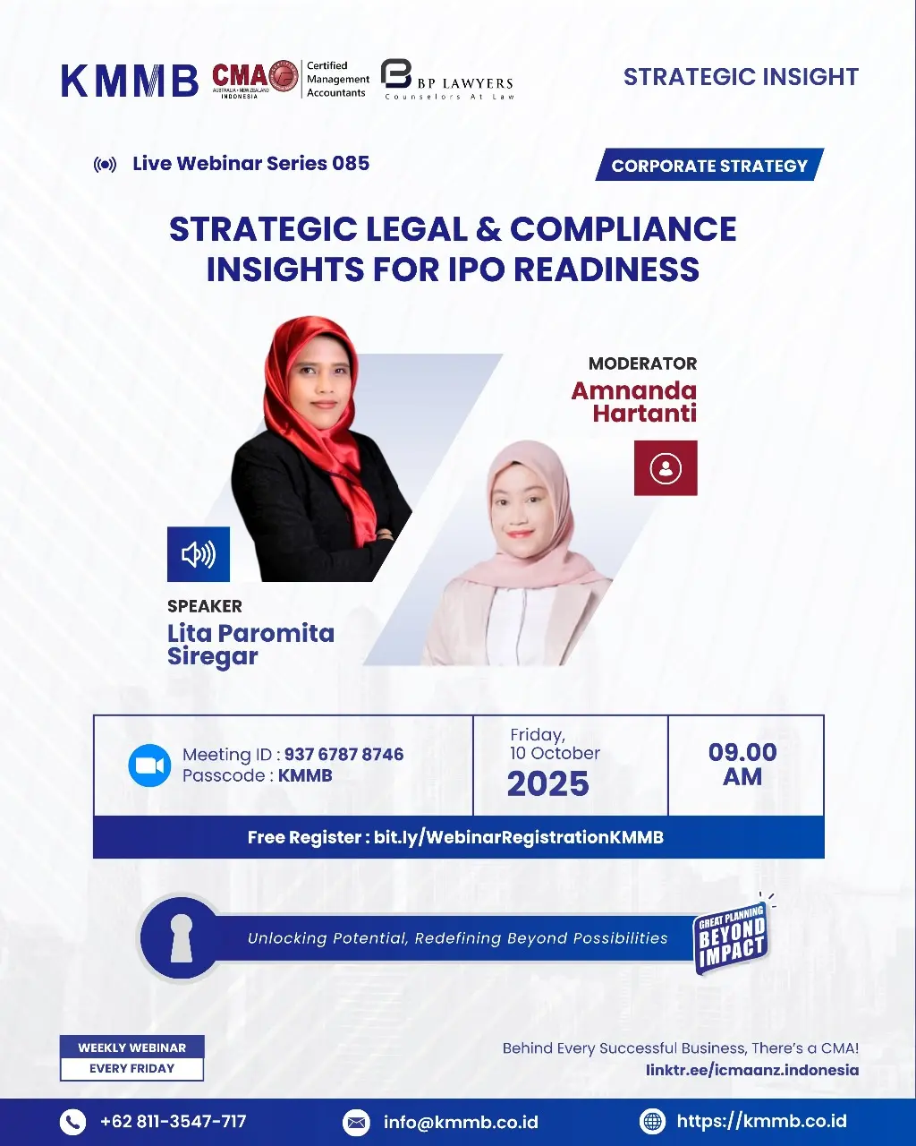 Webinar Strategi Korporat Seri 085