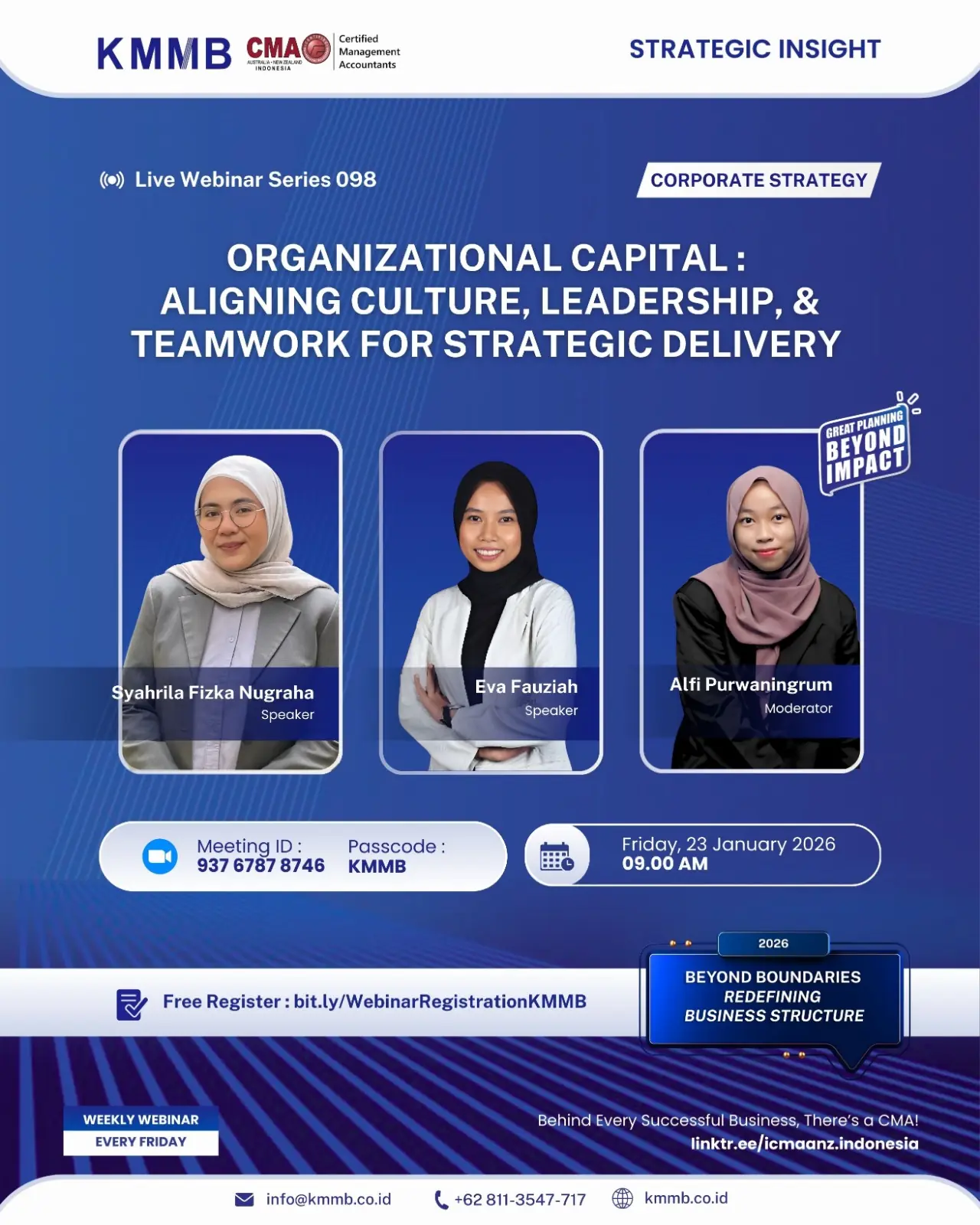 Webinar Strategi Korporat Seri 098