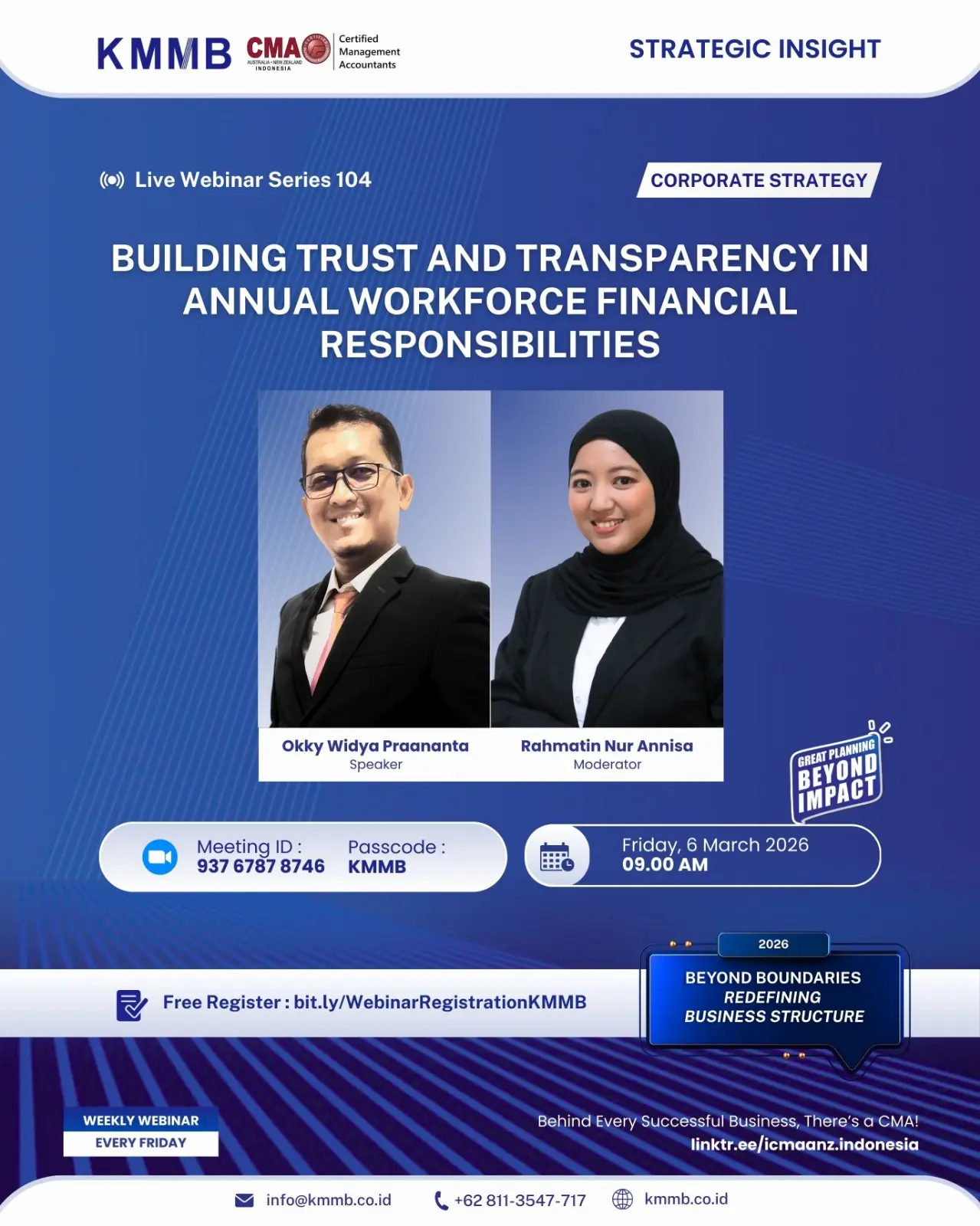 Webinar Strategi Korporat Seri 104