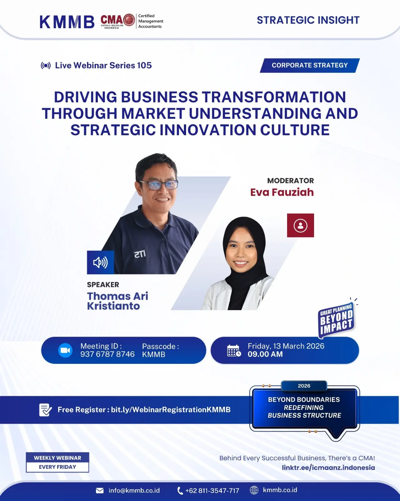 Webinar Strategi Korporat Seri 105