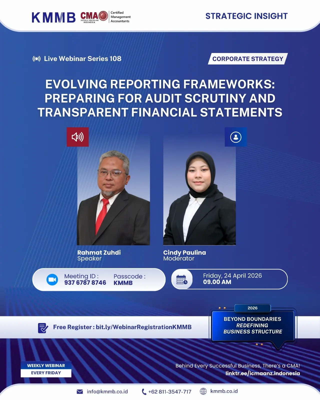 Webinar Strategi Korporat Seri 108