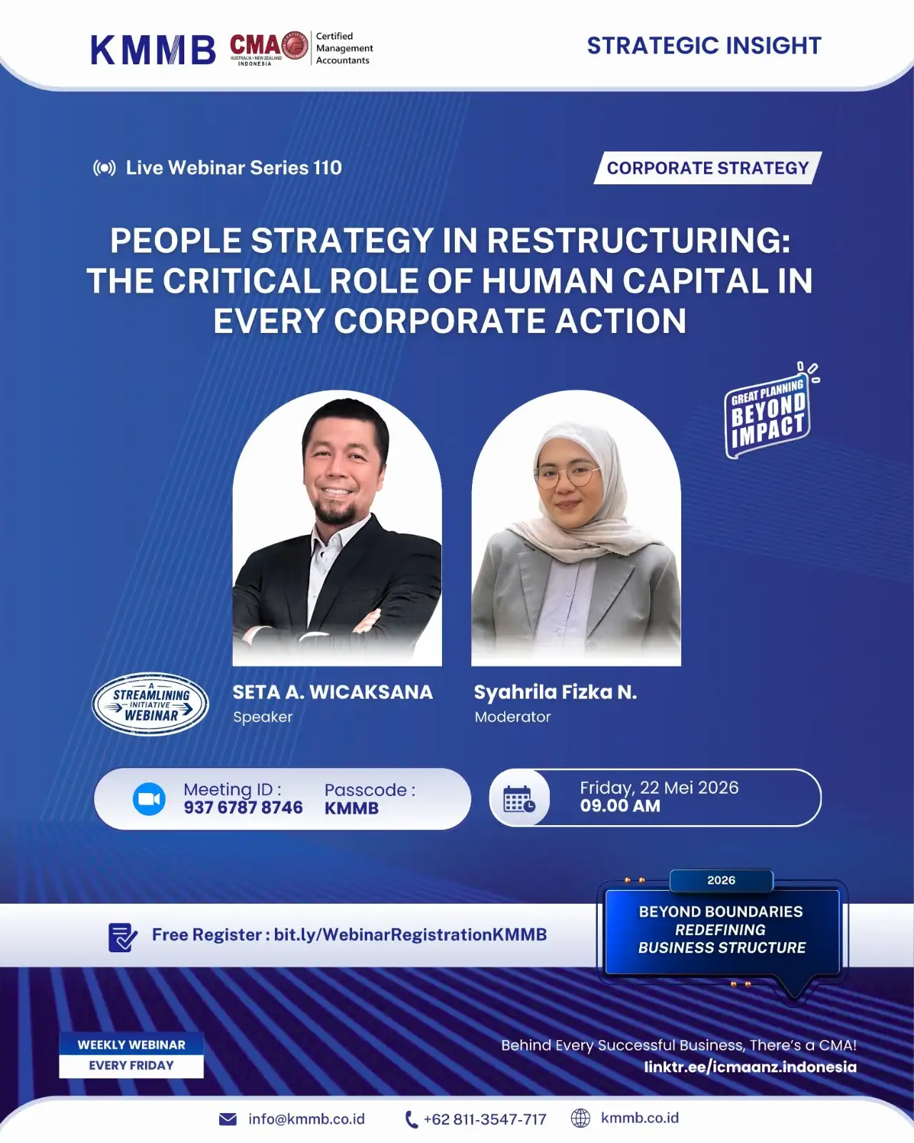 Webinar Strategi Korporat Seri 110