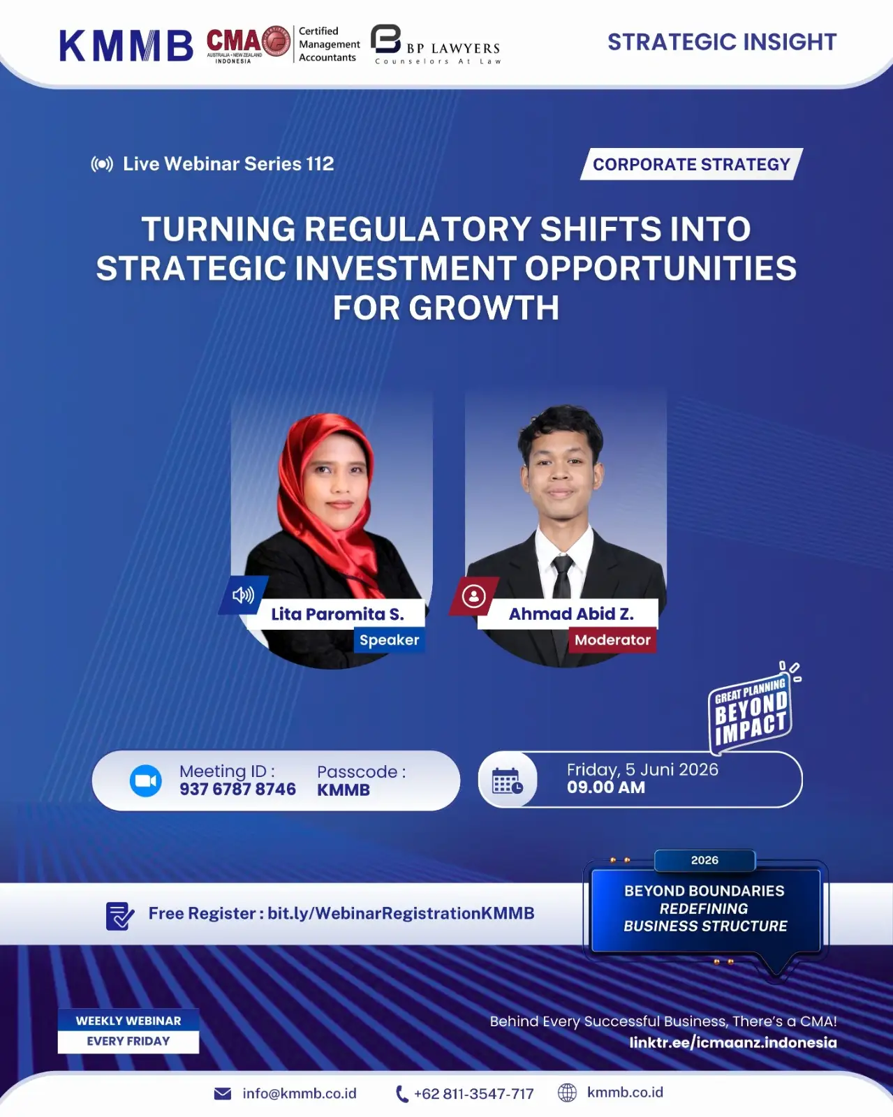 Webinar Strategi Korporat Seri 112