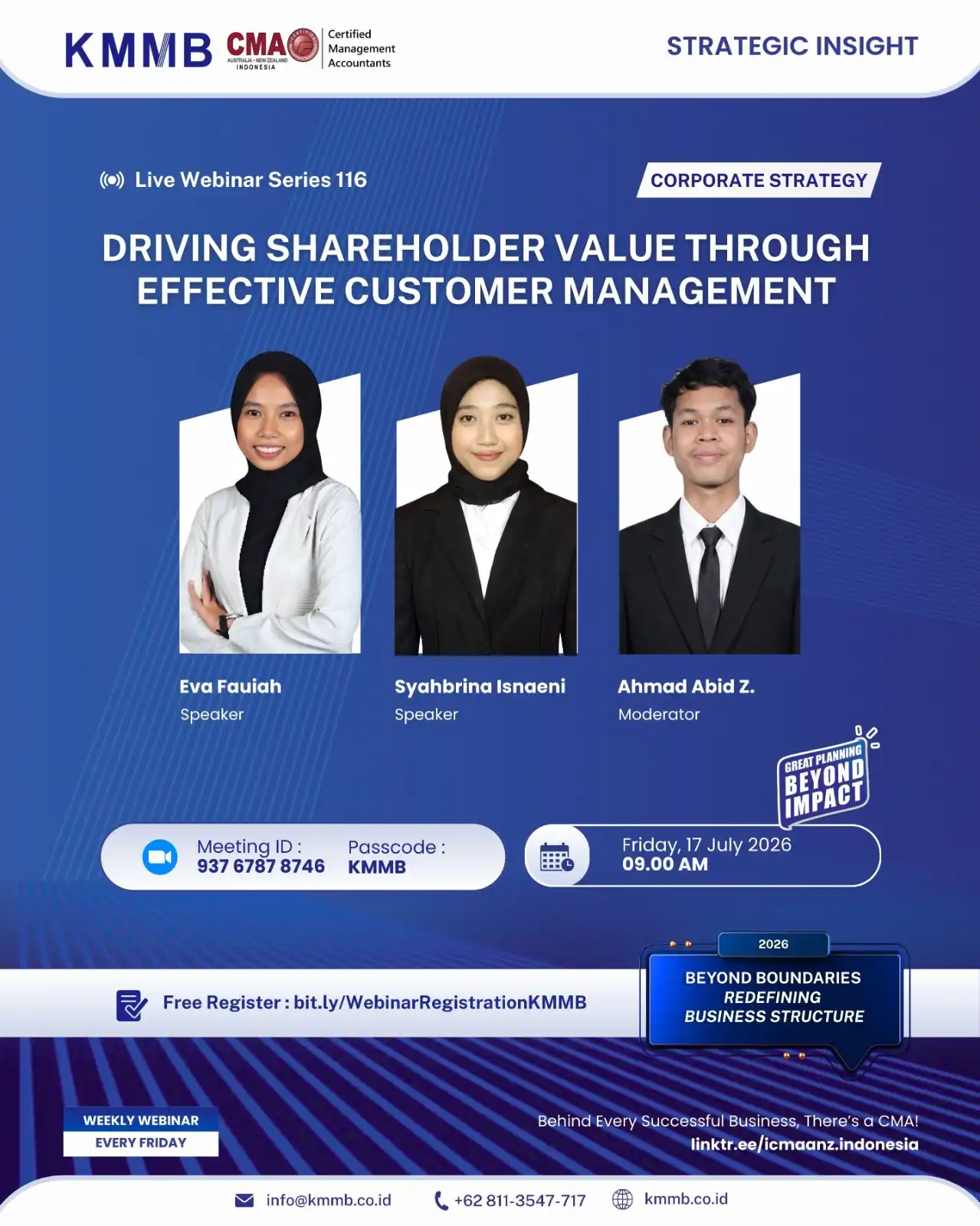 Webinar Strategi Korporat Seri 116