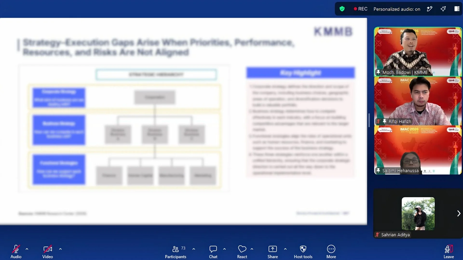 KMMB Consulting Bahas Integrated Strategy di IMAC 2026